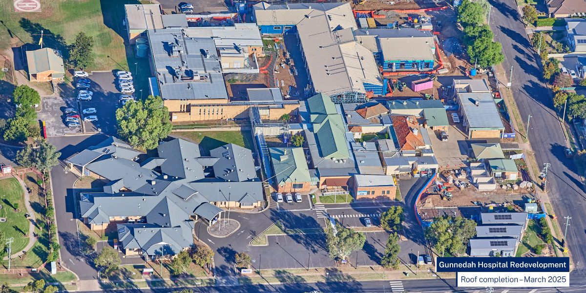 Gunnedah Hospital’s new acute services building takes shape 